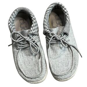 Hey Dude Britt‎ Grey Houndstooth Shoes size 7 boxFH